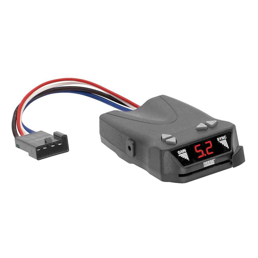 REESE Towpower 8507111 Brakeman IV Digital Brake Control - Small Compact Design - Precision Brake Control for Towing